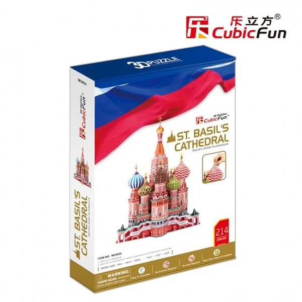 3d пазл собор василия блаженного 5