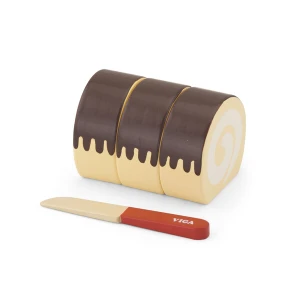 Playing food - swiss roll