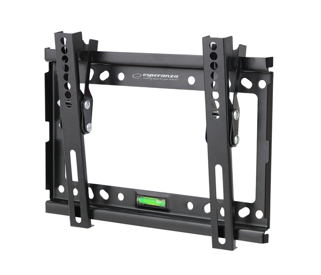 Esperanza tv-wall mount castor erw010 for 14-50", max load 25kg, vesa 75x75-200x200mm, distance of tv from wall: 24mm, tilt adjustment up to 15°, leve 11