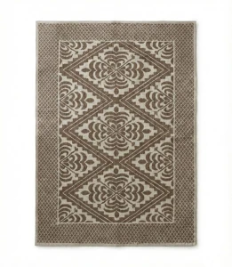 Коврик из хлопка 140х200 коричневый