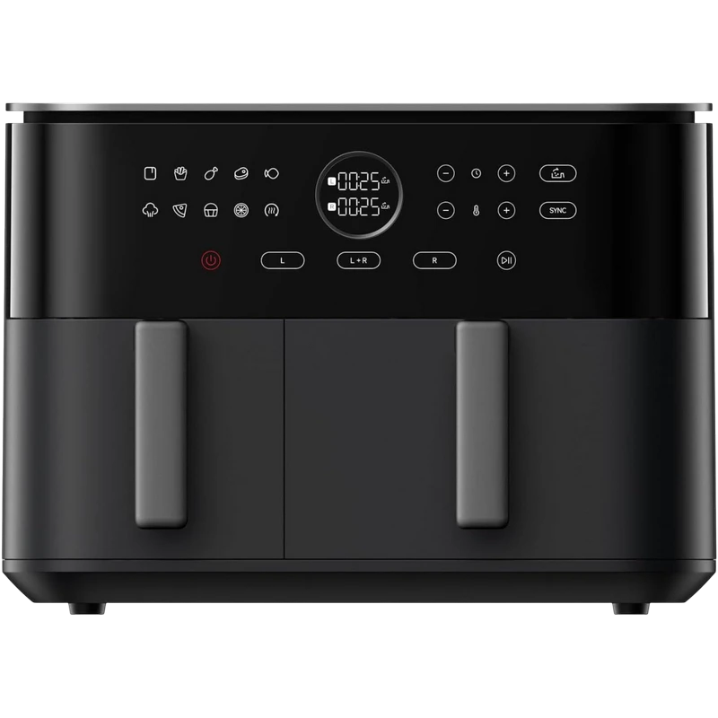 Аэрофритюрница xiaomi dual zone, чёрный 2