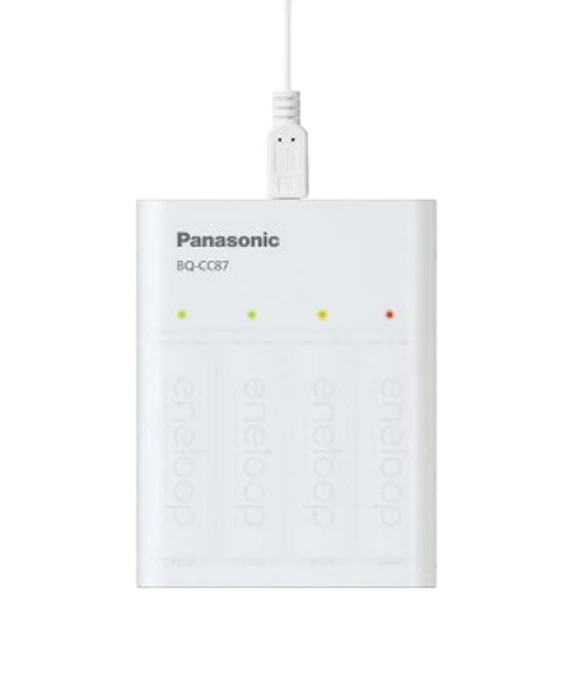Încărcător acumulatori panasonic bq-cc87usb, alb 4