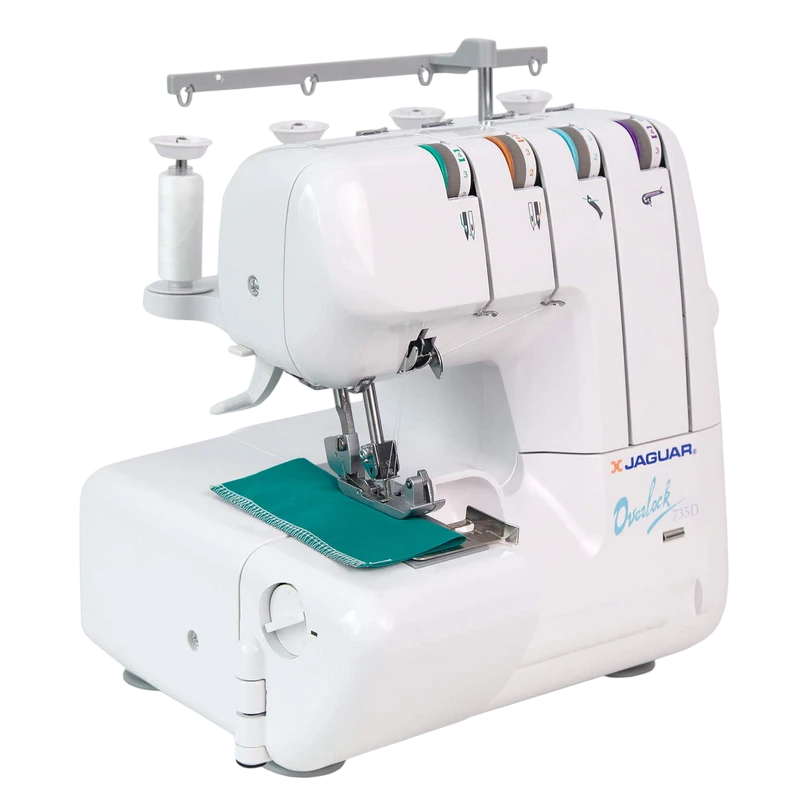 Оверлок jaguar 735d, белый 15