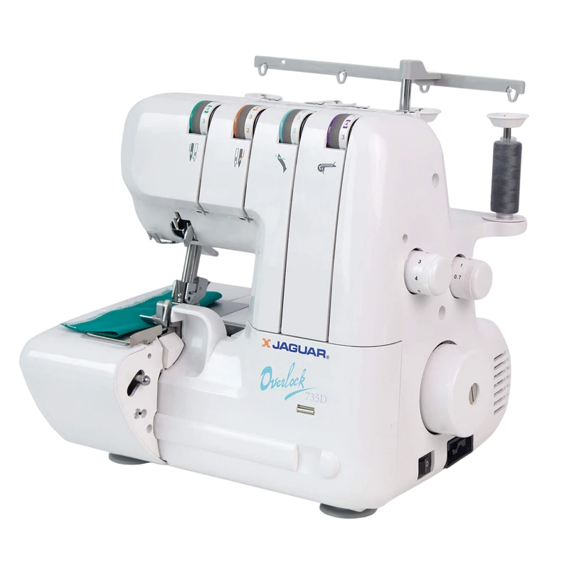 Оверлок jaguar 735d, белый 13
