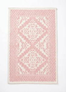 Коврик хлопок 50x80 розовый