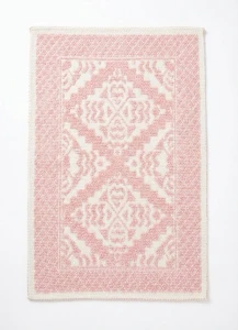 Коврик хлопок 50x80 розовый
