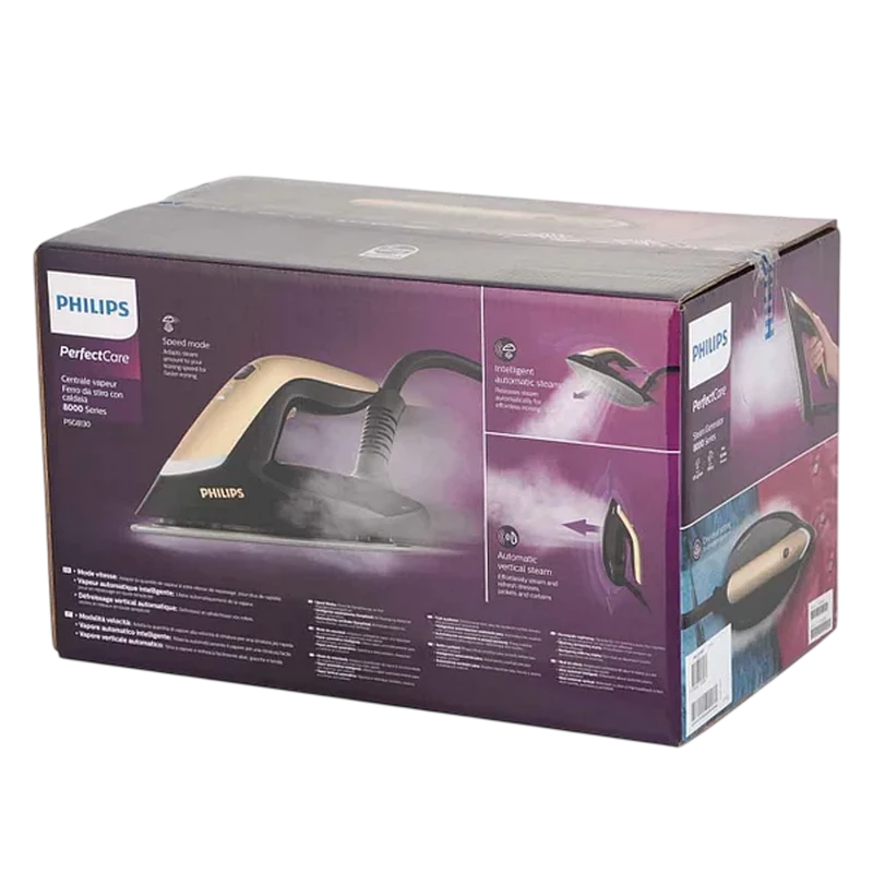 Утюг с парогенератором philips psg8140/80, 2700вт, черный | золотистый 2
