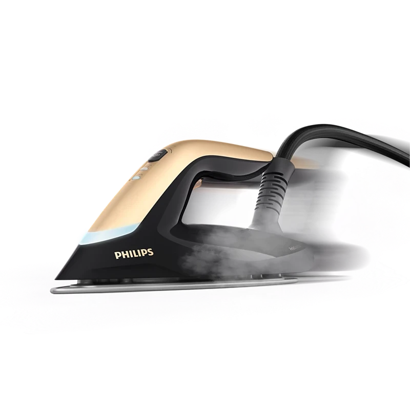 Утюг с парогенератором philips psg8140/80, 2700вт, черный | золотистый 5