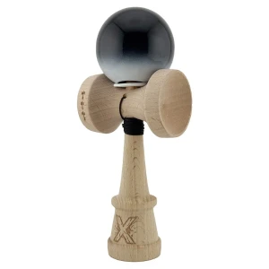 «kendama super sticky x original», rulment metalic, ața 62/65 cm, king size 7.5 x 6 x 18 cm, „yin-yang, finisaj lucios” Thumbnail 5