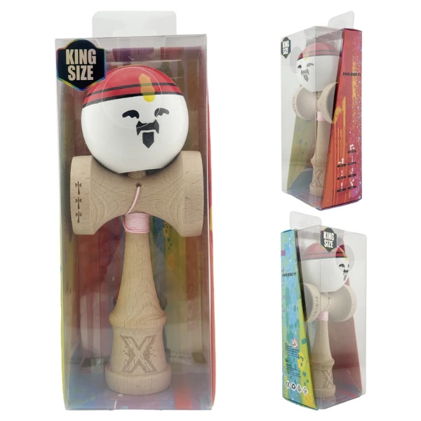 "kendama flippy x original", profesională, rulment metalic, ața 55 cm, ultra aderent, cupe mari, 7 х 6 х 18 cm, rege 12