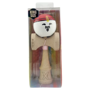 "kendama flippy x original", profesională, rulment metalic, ața 55 cm, ultra aderent, cupe mari, 7 х 6 х 18 cm, rege Thumbnail 4