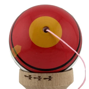 "kendama flippy x original", profesională, rulment metalic, ața 55 cm, ultra aderent, cupe mari, 7 х 6 х 18 cm, rege Thumbnail 6