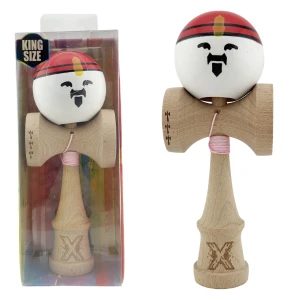 "kendama flippy x original", profesională, rulment metalic, ața 55 cm, ultra aderent, cupe mari, 7 х 6 х 18 cm, rege