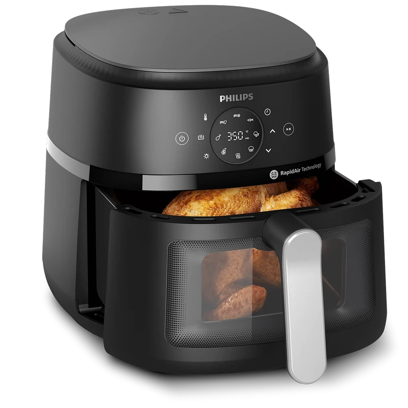 Аэрофритюрница philips na231/00, чёрный 4