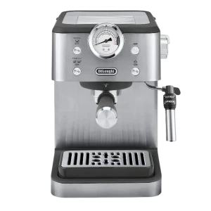 Cafetiera manuala delonghi em 450 m, 1350w, oțel inoxidabil