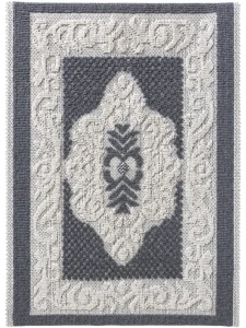 Covor bumbac 50x80 cm gri (141805)