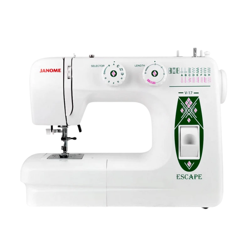 Mașină de cusut janome escape v-17, alb 5
