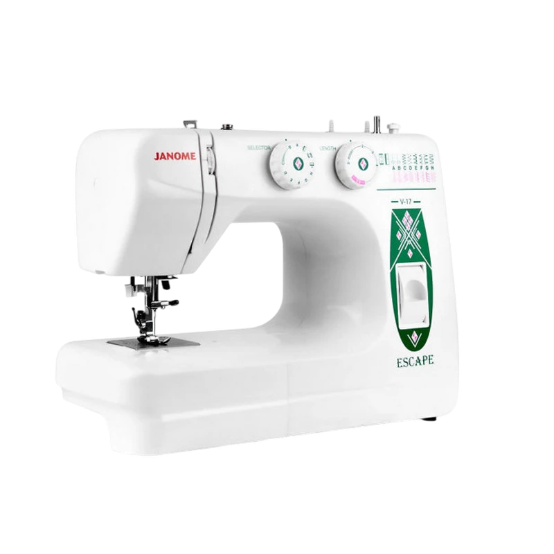 Mașină de cusut janome escape v-17, alb 3