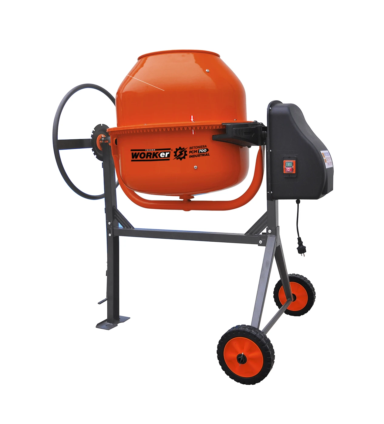 Бетономешалка technoworker 200 л (медный мотор) 2