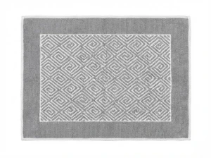 Covor bumbac gri 80x150 cm
