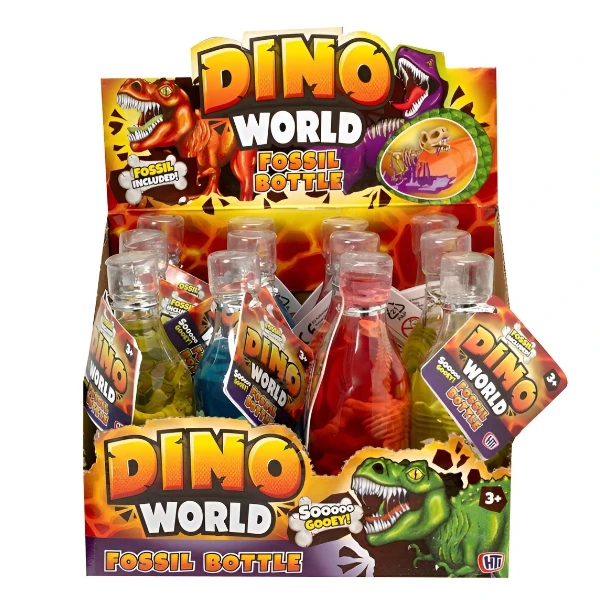 Slime „sticlă cu fosilă de dinozaur” 3