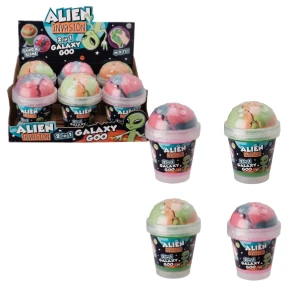 Slime și nisip kinetic 2 în 1 „invazie extraterestră”