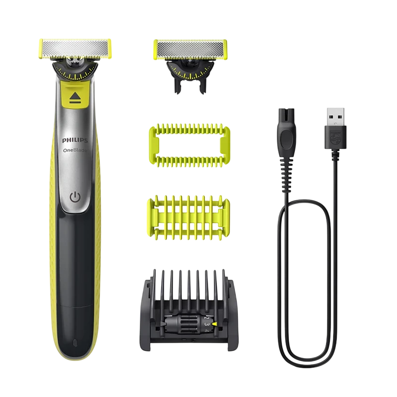 Trimmer pentru bărbați philips qp2834/23, negru | verde 3