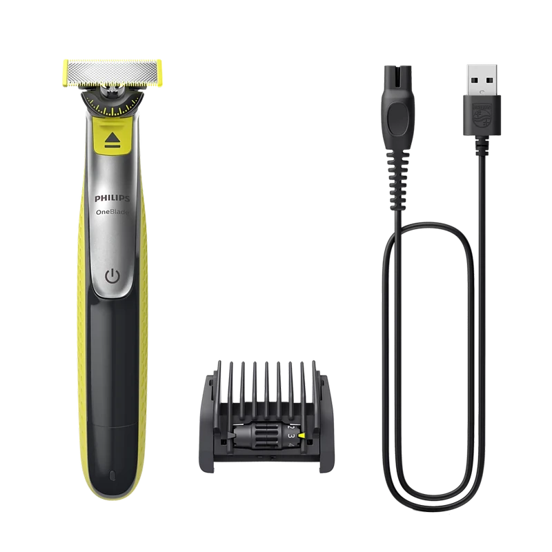 Мужской триммер philips qp2734/23, черный | зелёный 2