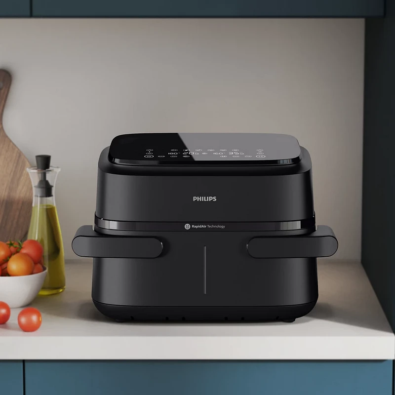 Аэрогриль philips na150/00, чёрный 4