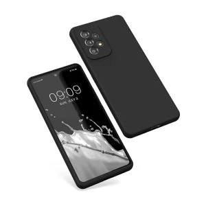 Helmet Case Liquid Silicone Samsung A53, Black Thumbnail 1