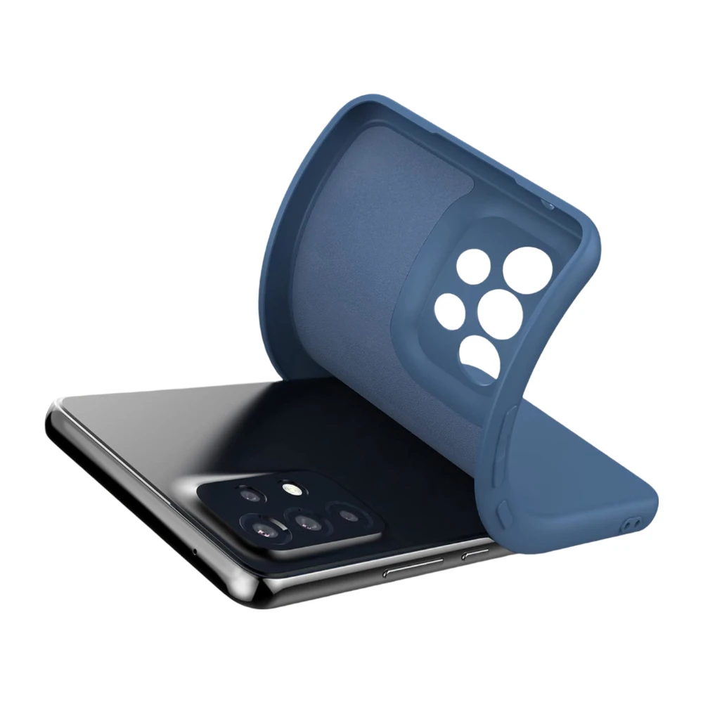 Helmet Case Liquid Silicone Samsung A53, Blue 2