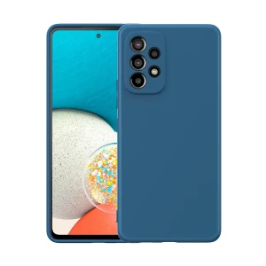 Helmet case liquid silicone samsung a53, blue