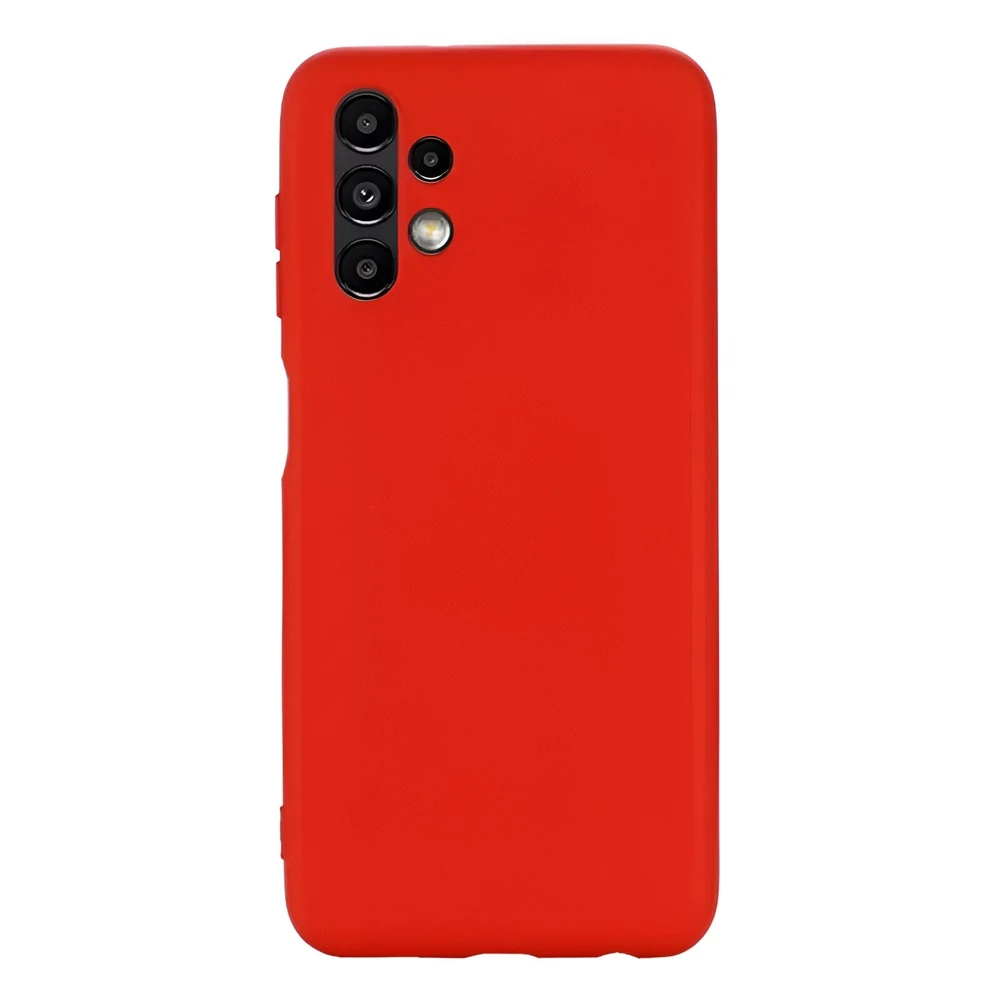 Helmet Case Liquid Silicone Samsung A13, Red 2