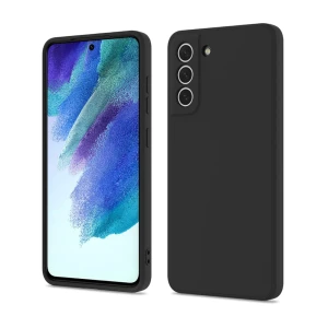 Helmet Case Liquid Silicone Samsung S21FE, Black Thumbnail 2