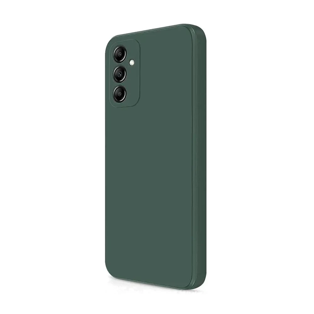 Чехол для samsung a05s из жидкого силикона, зеленый 2