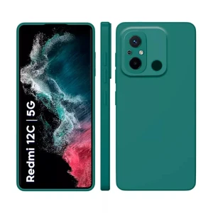 Helmet case liquid silicone redmi 12c, green Thumbnail 2