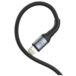 Cable usb - lightning, 5v/2.4a/12w/qc3.0, 1.0m, 3mk n-series black