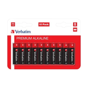 Батарейки verbatim aa alkaline 10 шт. в блистере