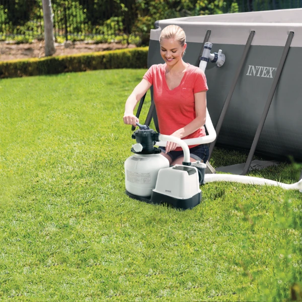 Intex pompă de filtrare cu nisip “krystal clear sx2100”, rezervor de nisip 12kg, capacitate 7900 l/h 6