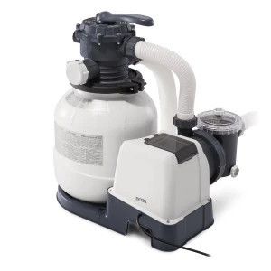 Intex pompă de filtrare cu nisip “krystal clear sx2100”, rezervor de nisip 12kg, capacitate 7900 l/h