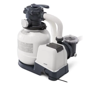 Intex pompă de filtrare cu nisip “krystal clear sx2100”, rezervor de nisip 12kg, capacitate 7900 l/h