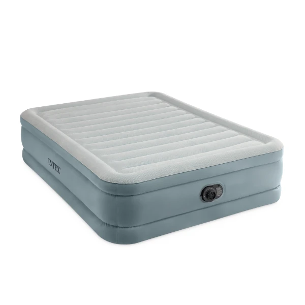 Intex pat gonflabil “velur queen premium comfort” 152x203x46 cm cu pompă încorporată 220v, până la 272 kg 3