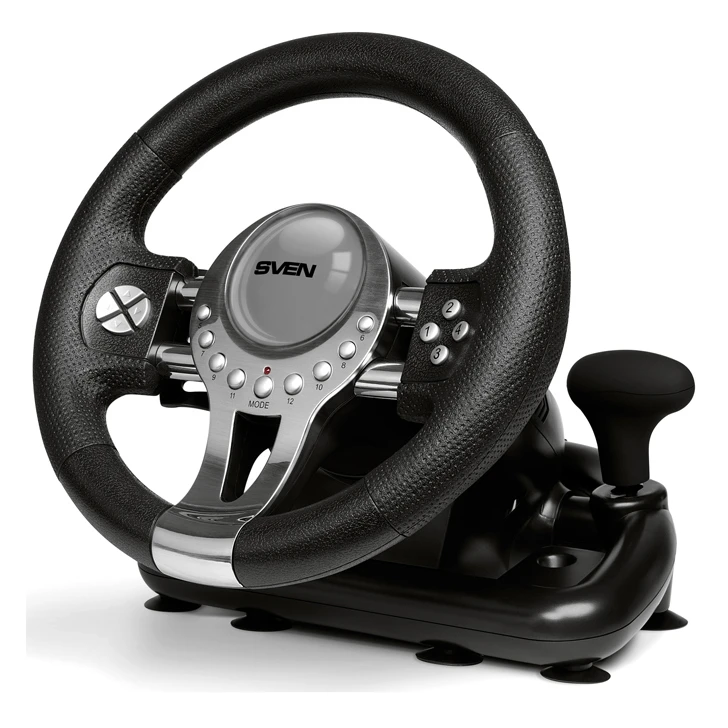 Игровой руль sven gc-w800, чёрный 12