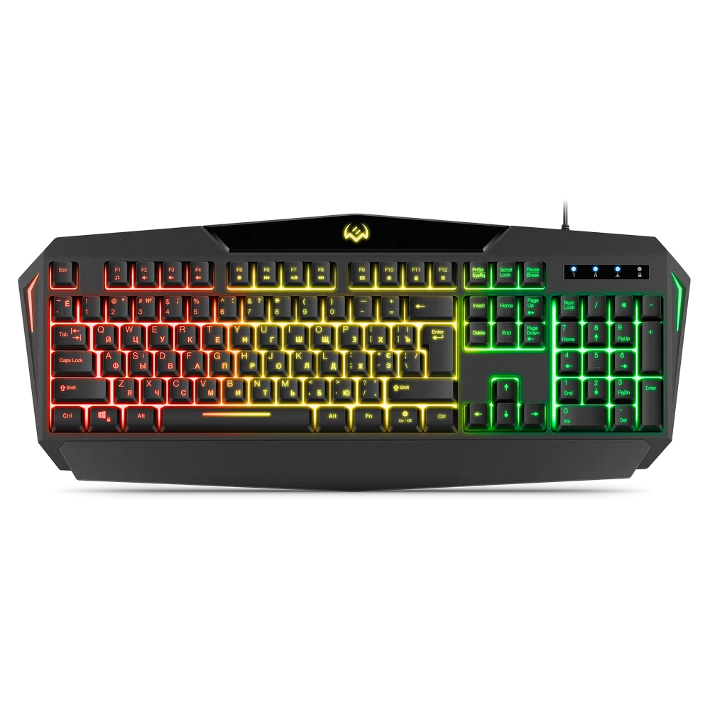 Set tastatură + mouse + mouse pad + căști sven gs-4300, cu fir, negru 4