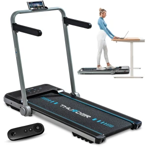 Banda de alergare electrica thunder race-silver Thumbnail 2