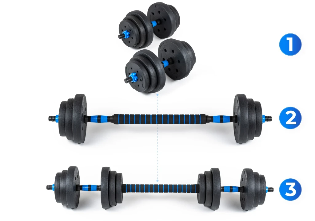 Gantere bitum reglabile thunder gym-02, 2x10 kg gym-02 8