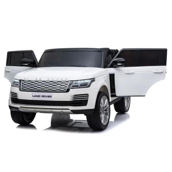 Mașinuță land rover range rover, baterie 24v7ah, 2 motoare de 240w, roți eva, scaune din piele, imitație de mașina sport, mp4 7