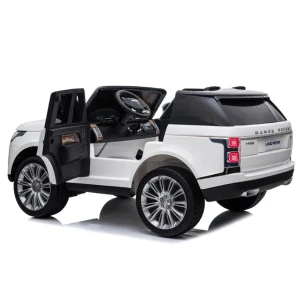 Mașinuță land rover range rover, baterie 24v7ah, 2 motoare de 240w, roți eva, scaune din piele, imitație de mașina sport, mp4 Thumbnail 6