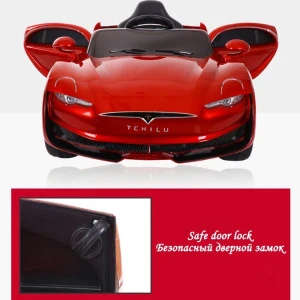 Mașinuță, baterie 6v7ah, 2 motoare de 25w, roți eva, scaun din piele Thumbnail 6