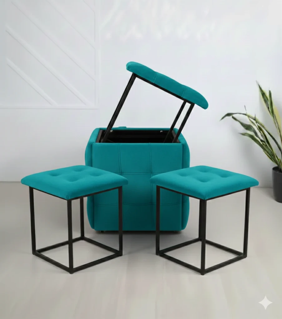Куб трансформер 5 в 1 nex home n41, бирюзовый 2